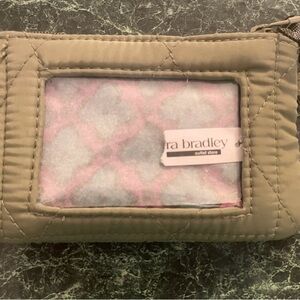 New With Tags…Vera Bradley Zip ID Case in Deep Lichen Green Print